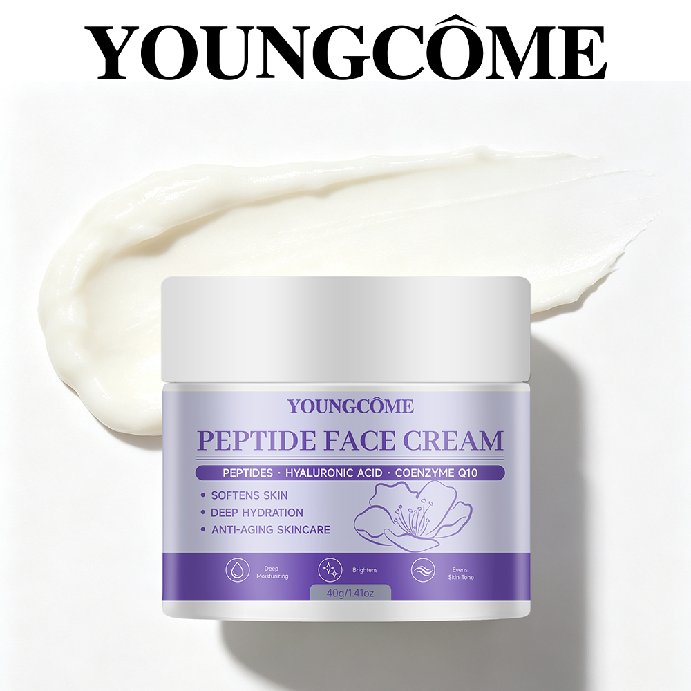 Coenzyme Q10 Cream - YOUNGCOME 펩타이드 페이스 크림 히알루론산 코엔자임