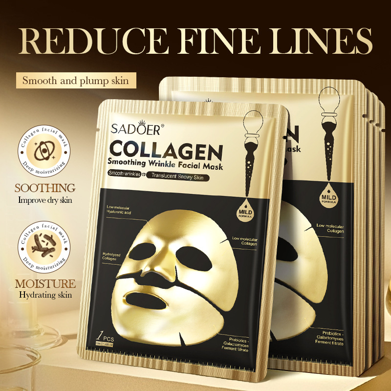 Collagen Sheet Mask - 사도어 골든 콜라겐 페이셜 마스크 보습