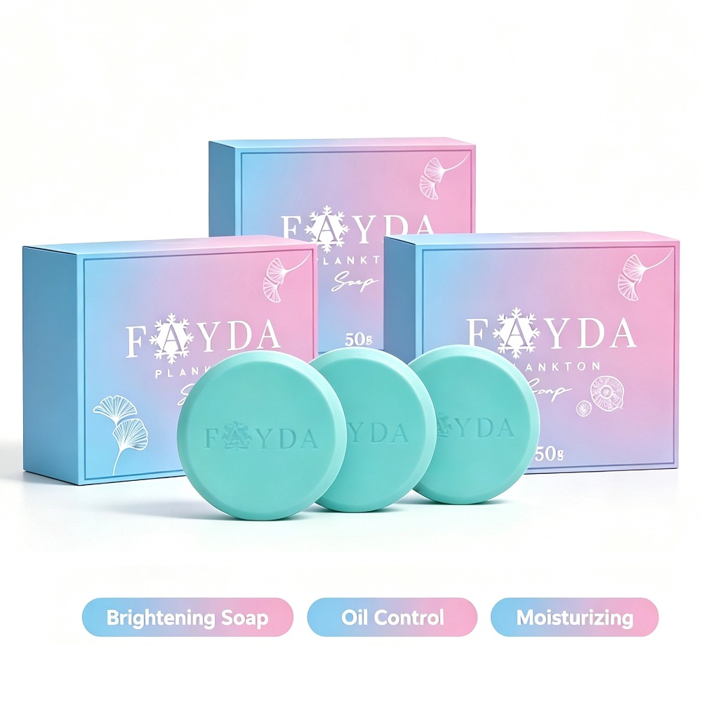 Skincare Glad2Glow - 50g 플랑크톤 브라이트닝 비누 젠틀 클렌징