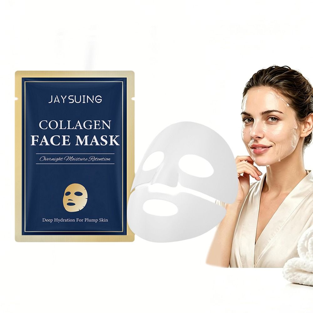 수분 공급 콜라겐 페이스 마스크는 잔주름을 개선하여 더 - Collagen Sheet Mask 리뷰 및 가격