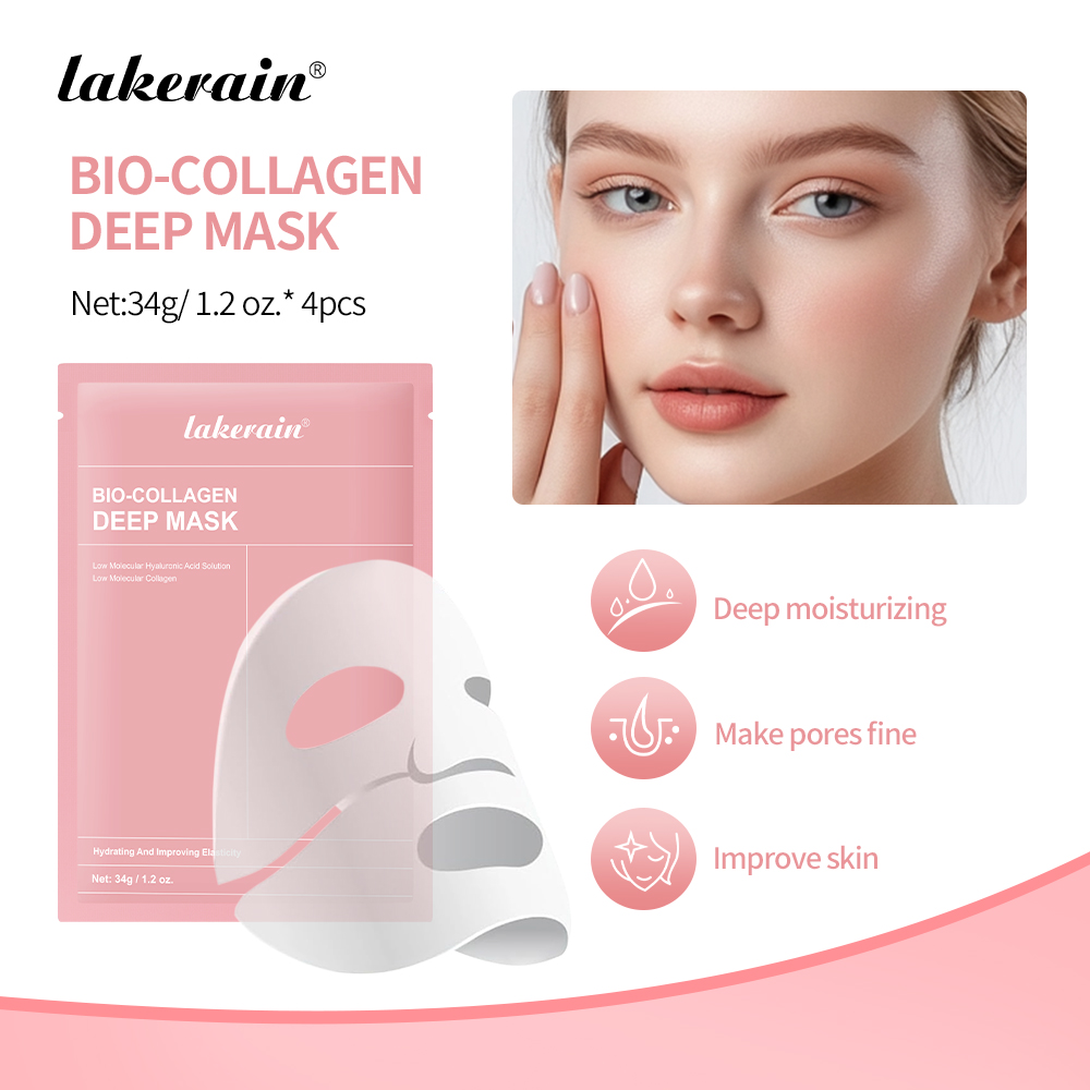 1pc/4pcs 오버나이트 슬리핑 페이셜 마스크 딥 하 - Collagen Sheet Mask 리뷰 및 가격