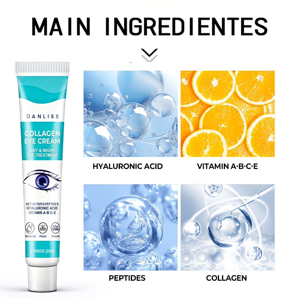 콜라겐 아이크림 – 히알루론산, 펩타이드, 비타민이 함 - Eye Cream Peptide 리뷰 및 가격